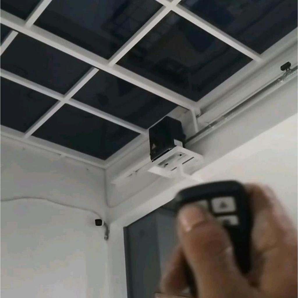 Kanopi Sleding Otomatis Solarflat Buka Tutup Cepat Hemat Ruang Modern Jabodetabek