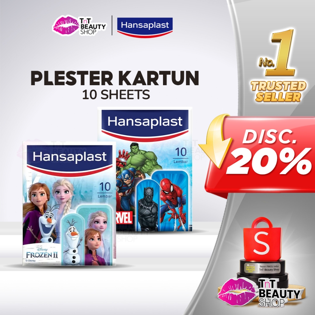 Hansaplast Karakter Kartun - Marvel Avengers - Princess - Frozen - 10 Sheets | TnT Beauty Shop