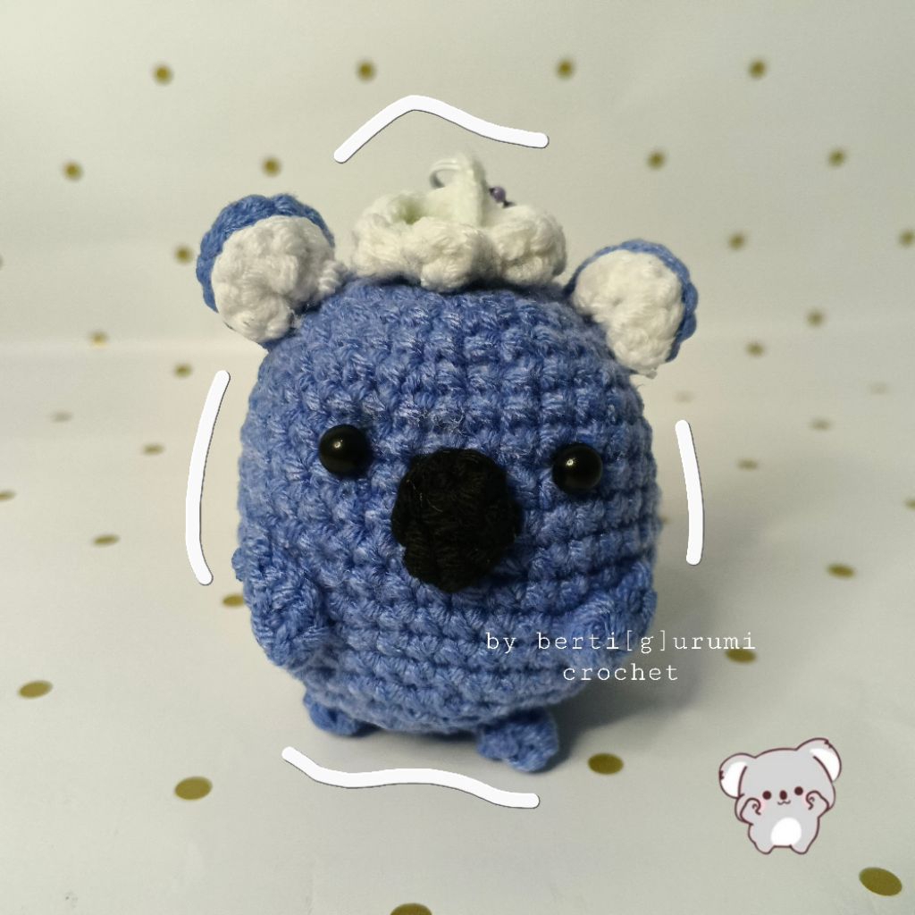 koala keychain crochet/ganci koala rajut