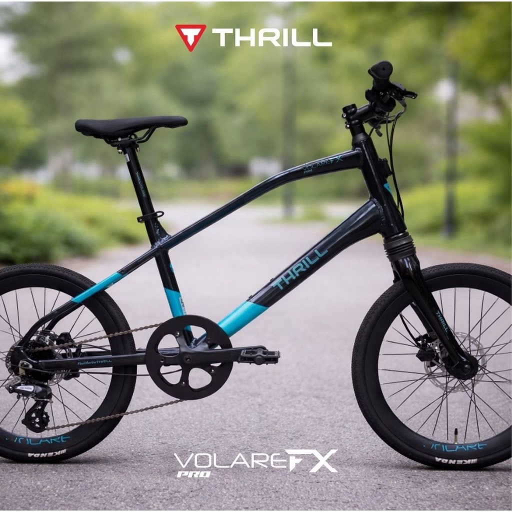 SEPEDA MINIVELO  20 Thrill Volare FX Pro 8 Speed Minivelo 20 Frame Alloy Rem Hydraulic