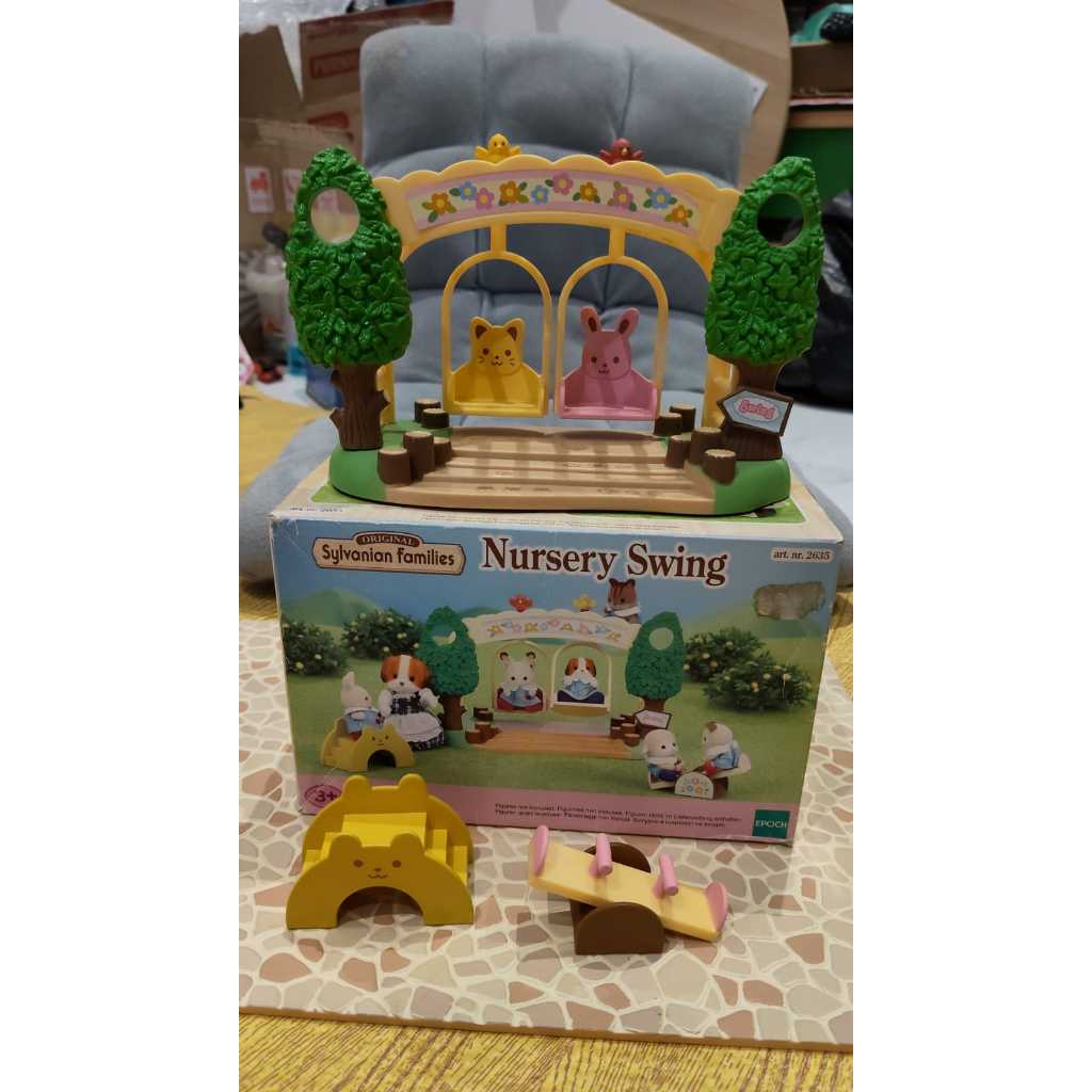 Sylvanian Nursery Swing Vintage Preloved like new