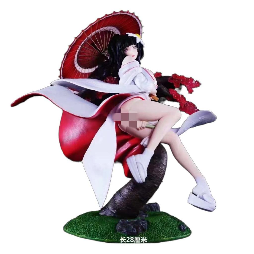 HESPER 2026 Grosir Figur Anime Hyuga Hinata 35CM Patung Anime Kartun PVC Action Figure Koleksi Bonek