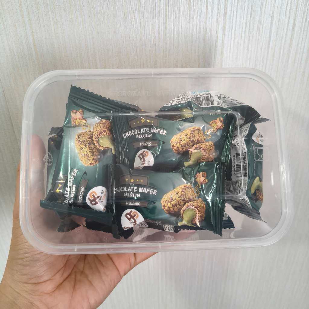 Safirablooms Coklat Wafer Belgium Pistachio Original 100% 1 Kg Asli Arab Chocolate