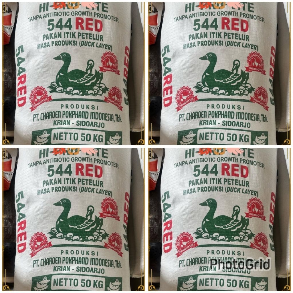 HI PRO VITE-544RED pakan itik petelur masa produksi