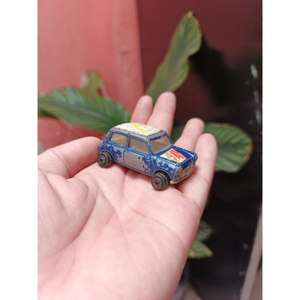 Diecast Vintage Zylmex D40 Dark Blue Mini Minor Made in Hong Kong Loose