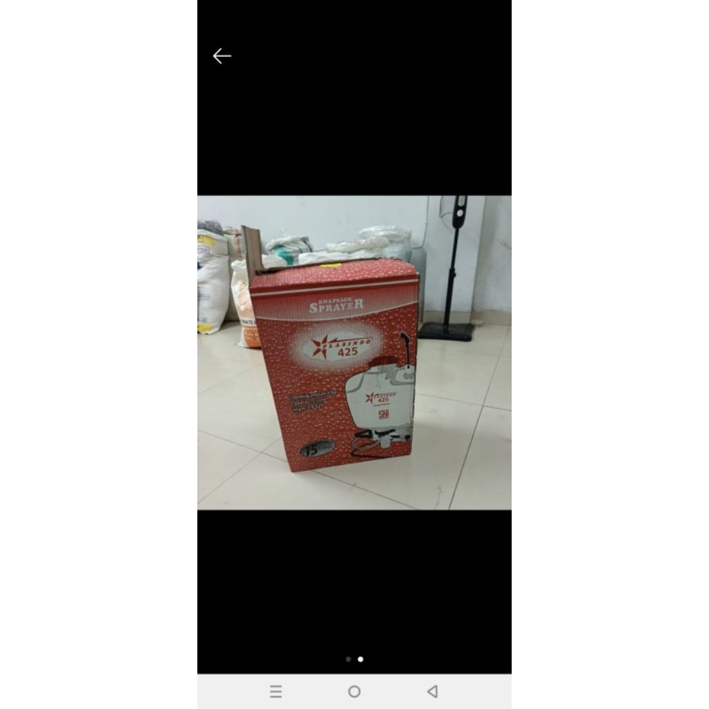 Sprayer Solo Plasindo 425 15 Liter