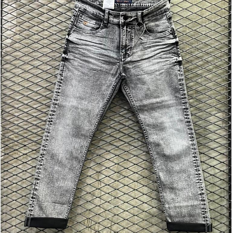 WERCO - Celana Pria Jeans Panjang Strech Polos Werco