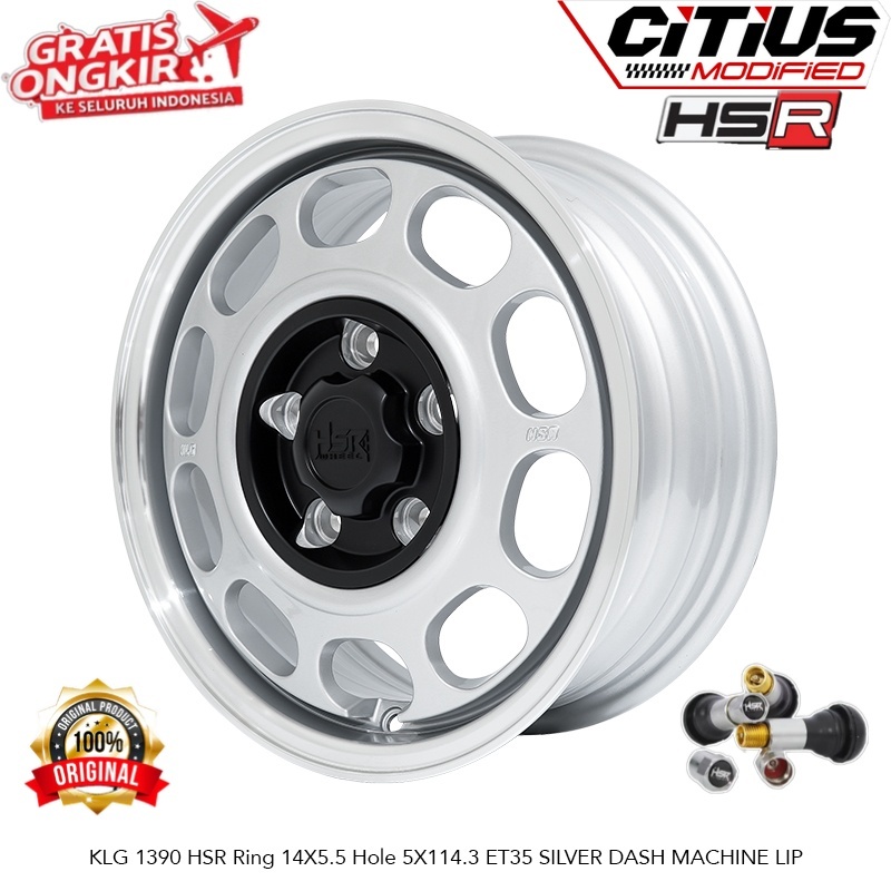 Velg HSR KLG Ring 14 Model OEM LOOCK Mobil Apv Granmax Luxio New Carry Dll