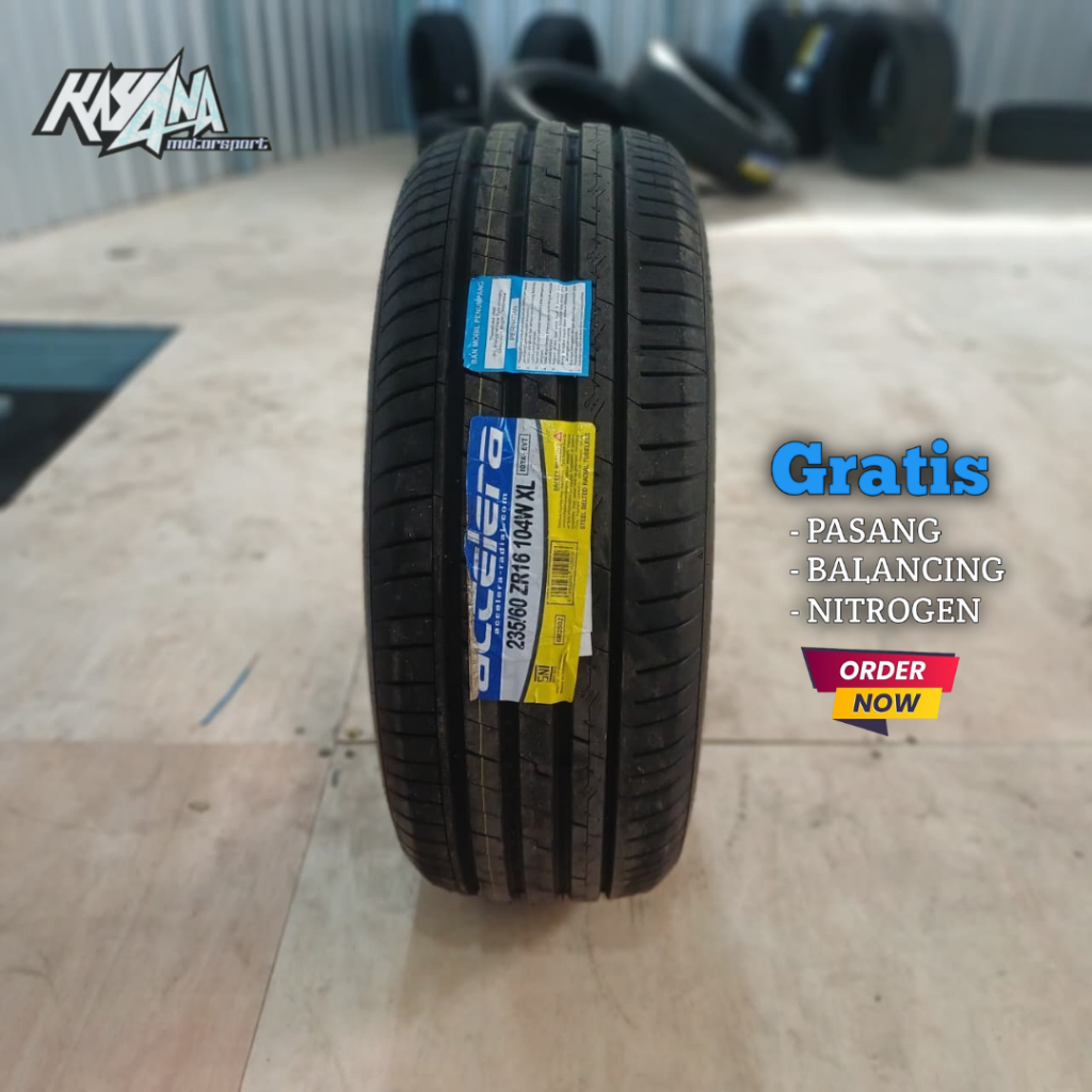 BAN ACCELERA Iota Evt UKURAN 235 60 R16 TUBELES BAN RING 16 MOBIL TOYOTA RUSH 235/60 R16