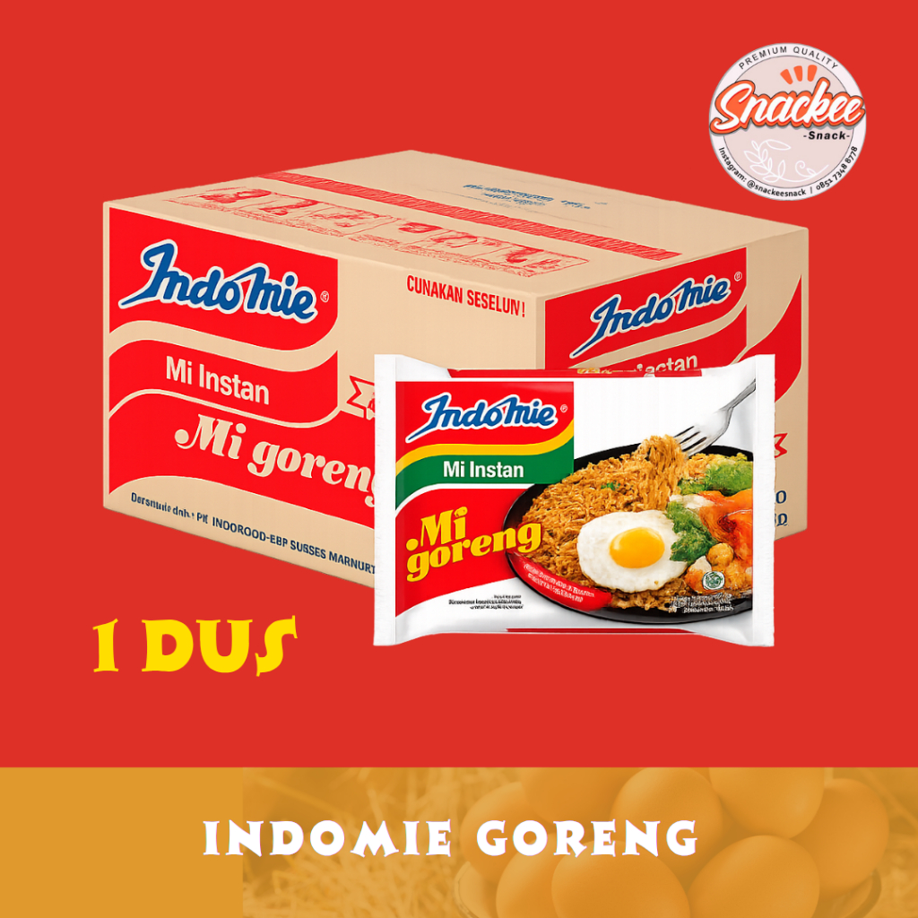 Indomie Goreng 1 dus Area Semarang (Ready Stock Siap Kirim Instant)