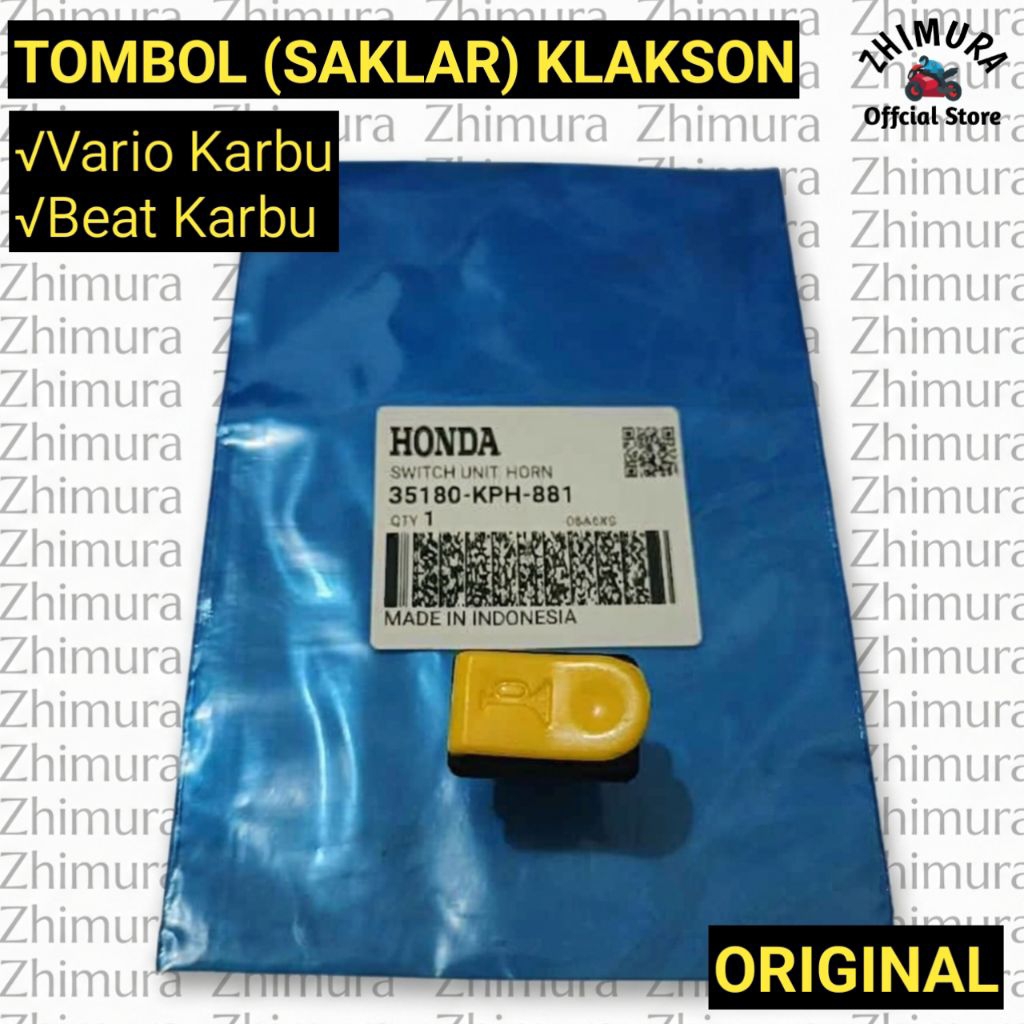 Saklar Tombol Klakson Beat Karbu Vario Karbu ORIGINAL