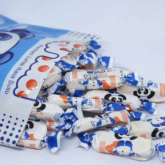 Permen susu panda lunak 500gram PERMEN SUSU PANDA SAK Permen Panda Susu sak Kecil Permen Susu Panda 