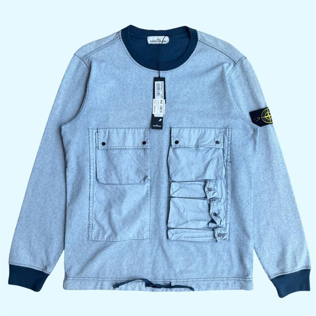 Crewneck Canvas Tella Placata szMclg ex-BNWT