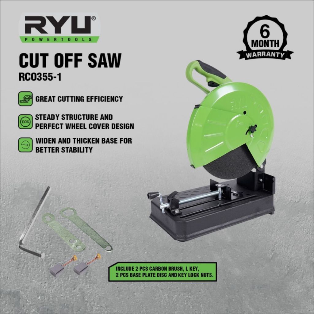 RYU Mesin Potong Besi 14 Inch - Mesin Cut Off - RCO355