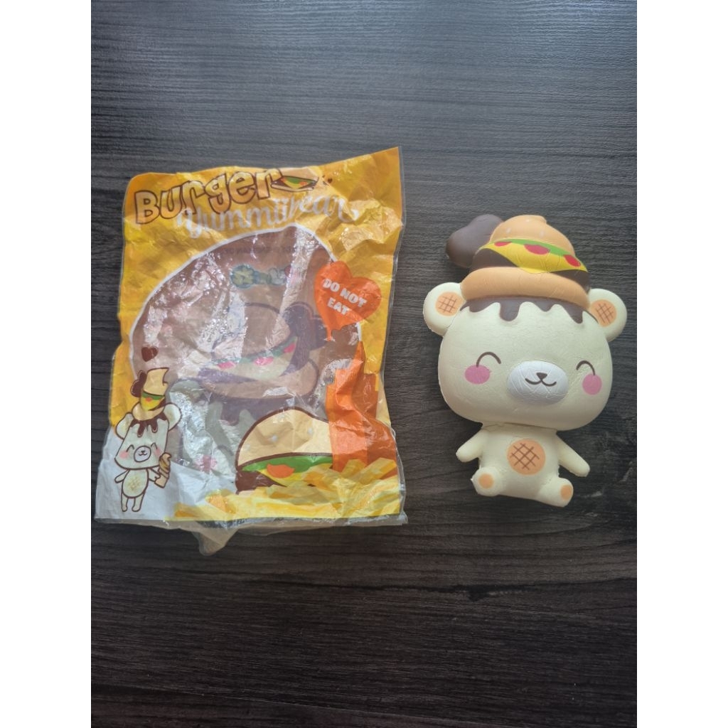 Squishy Burger Yummibear iBloom Billie the Whale Chigiri Hello Kitty Disney Minnie Toast Series 1 Ka