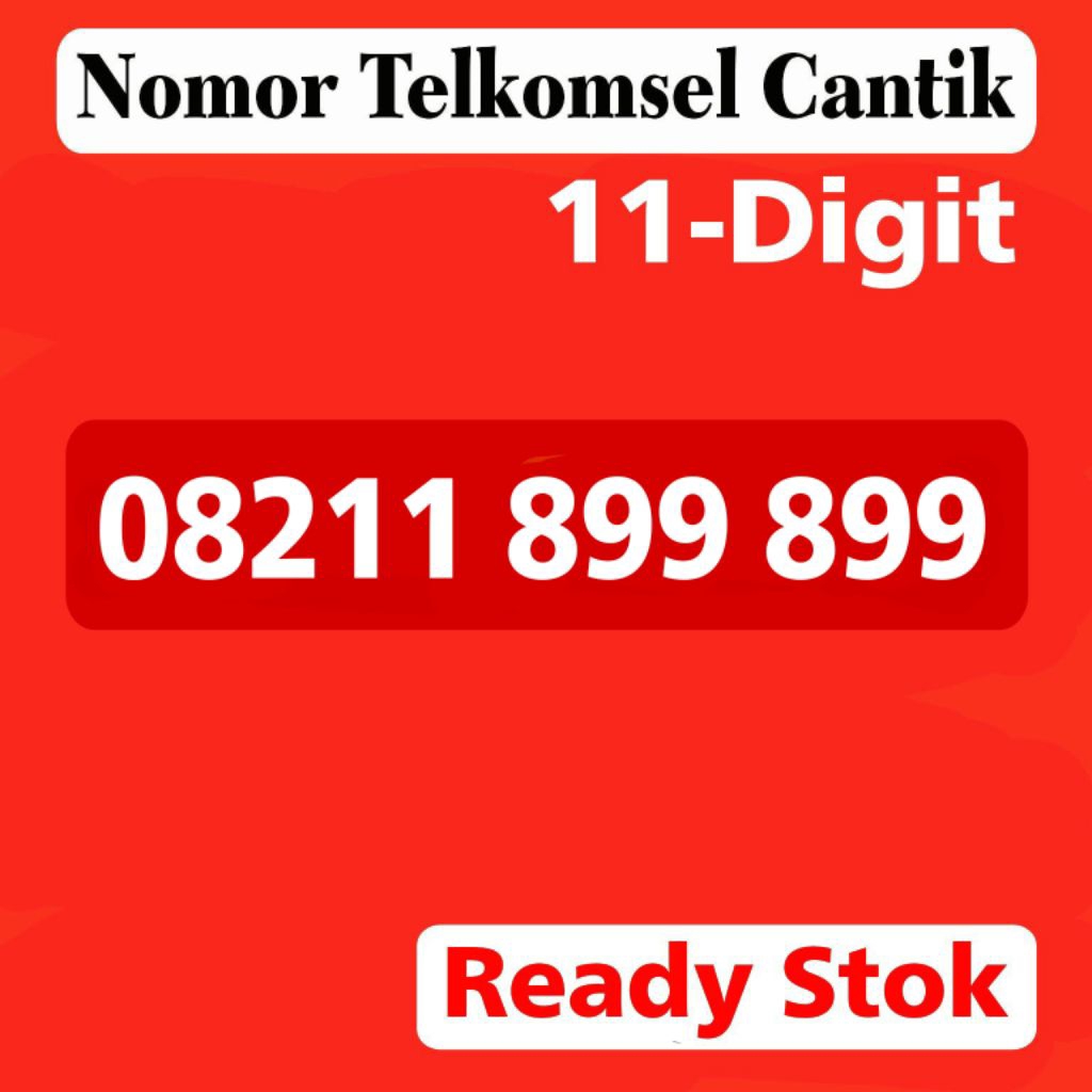 Kartu Perdana Nomor Cantik Telkomsel Nomor Cantik Simpati Murah Seri 899 899