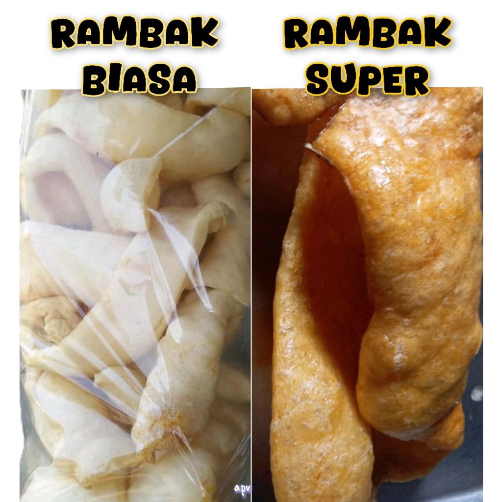 rambak krecek kulit sapi asli/kulit sapi kering