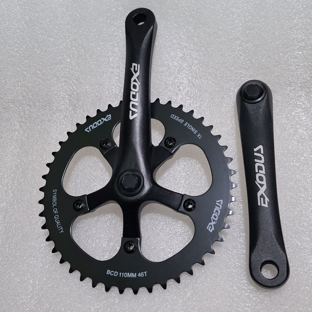 Crank 46T - Crank Sepeda Fixie - Crank Fixie - Crank Minion - Crank Minitrex - Crank Sepeda Hybrid -