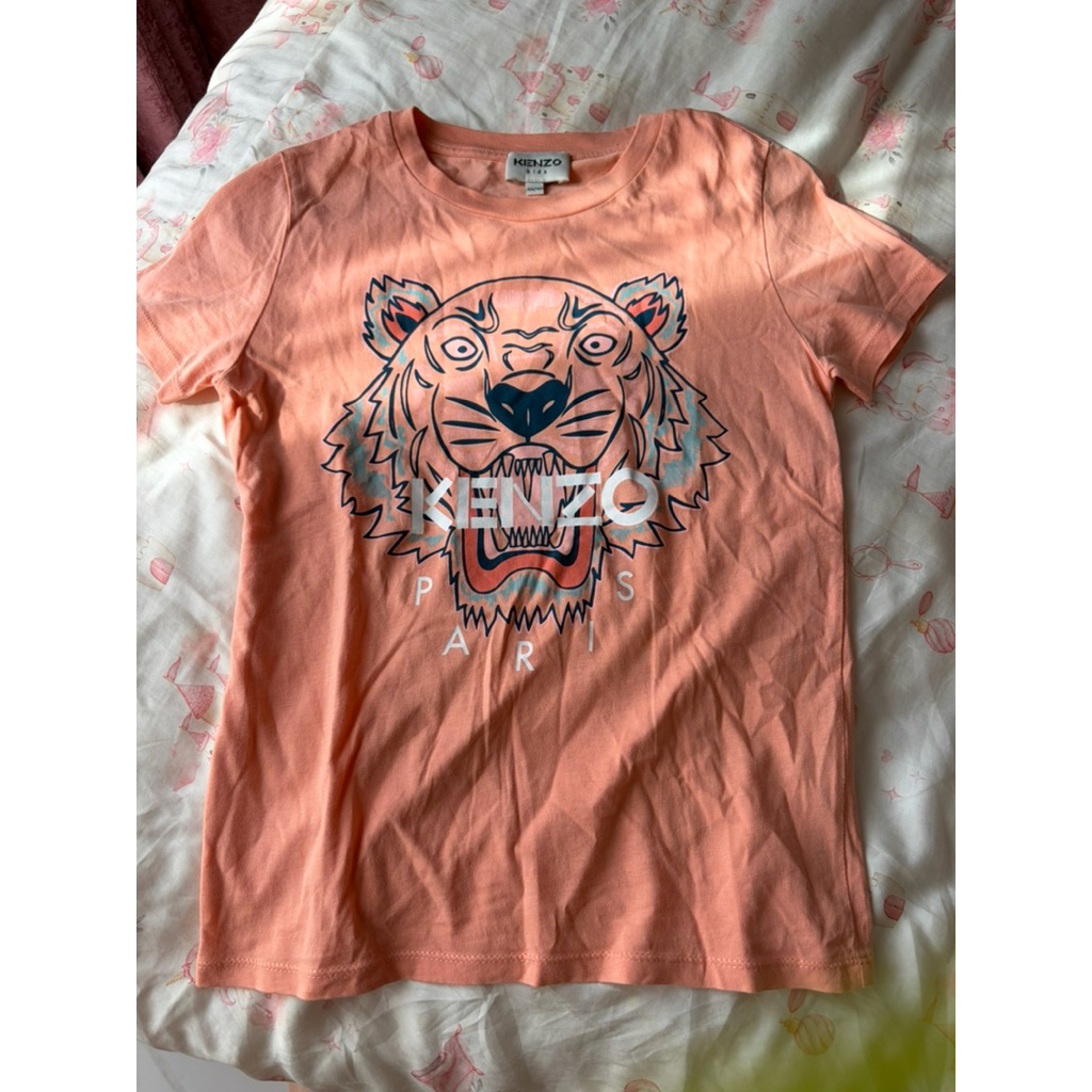 Preloved kaos anak kenzo ori 10th orange