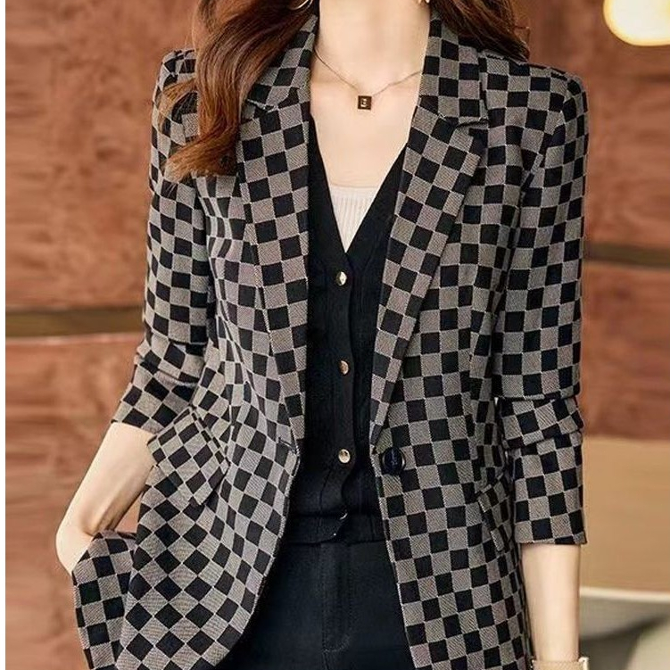 Plaid Blazer Women's New Small Suit Jacket