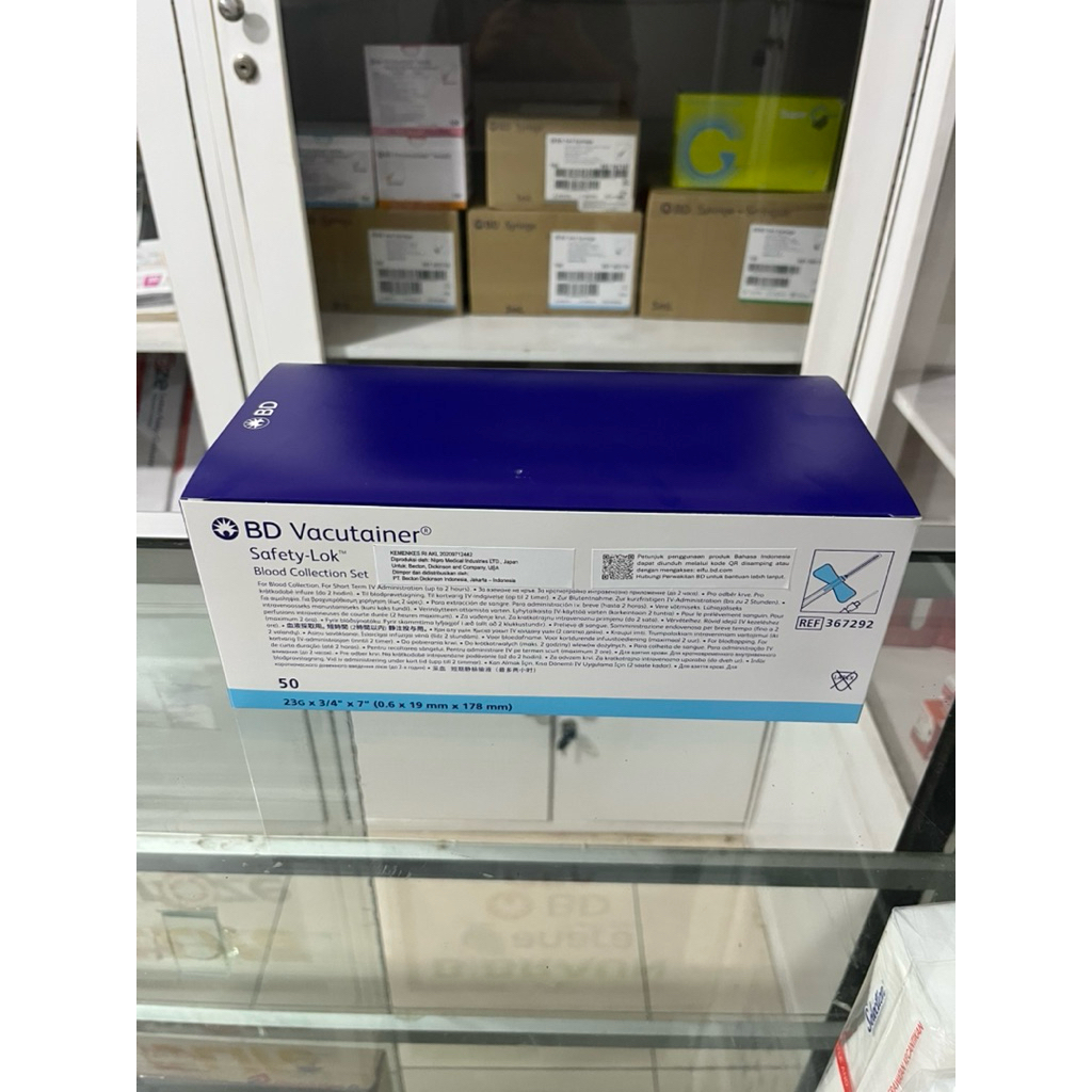 Wing Set BD Vacutainer 23, 25 Harga / Box