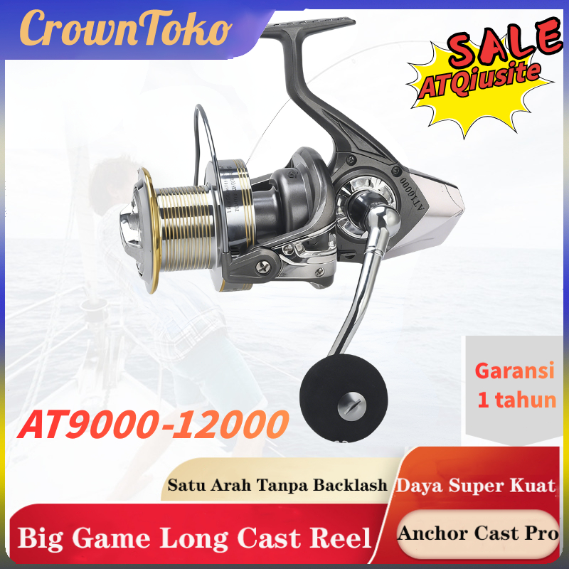 [COD/Garansi] AoTiusite Reel Jumbo Besar 8000 9000 10000 12000 surf pasiran laut WSW
