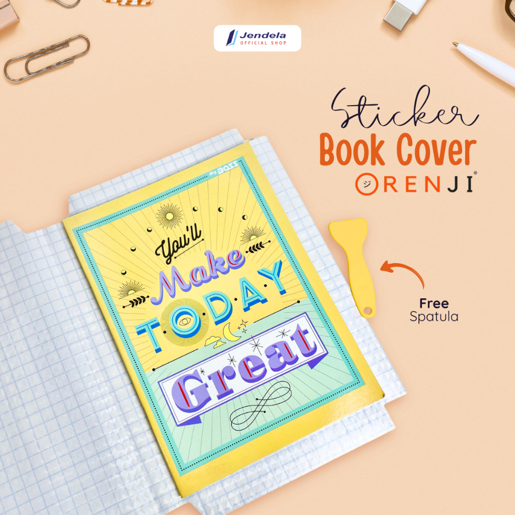 Sampul Buku A5 B5 Folio LKS Sampul Plastik Sampul Roll Sticker Cover Sampul Sticker Buku Sekolah ATK