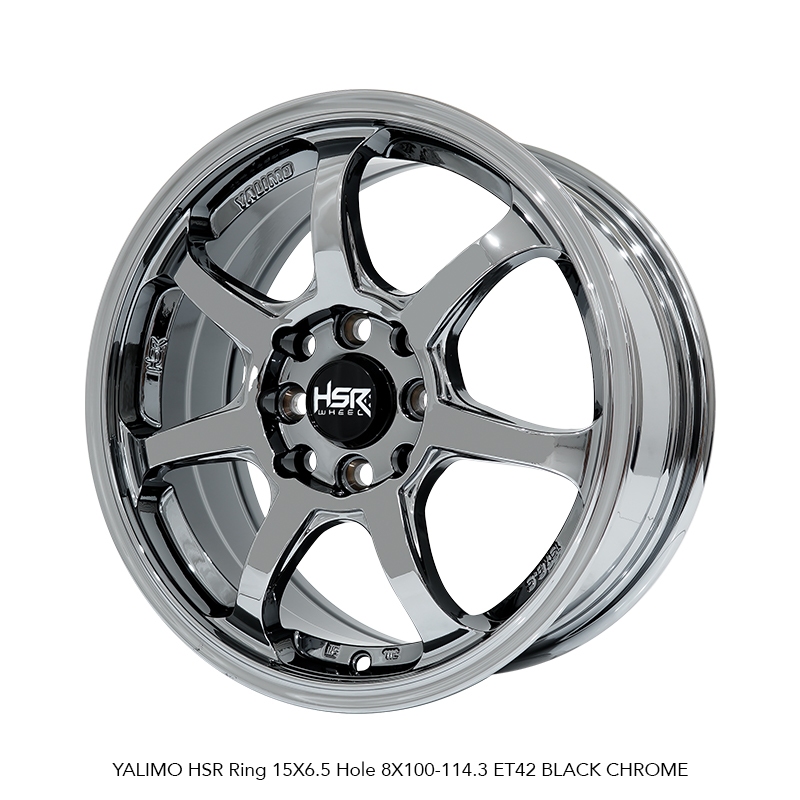 velg mobil ring 15 hsr yalimo pelak black chrome velg mobil black chrome velg rgd2 pelak racing