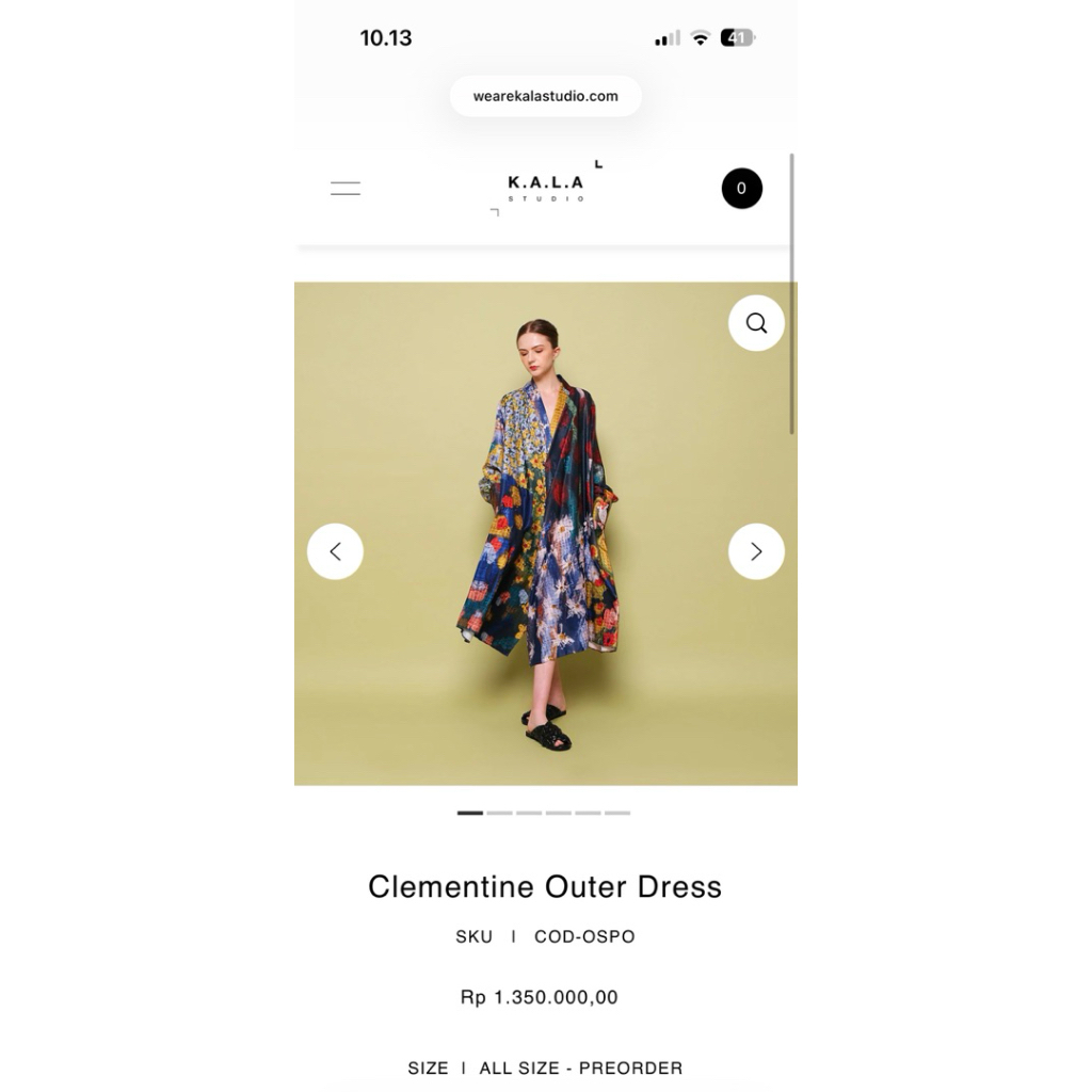 Kala Studio - Clementine Outer Dress