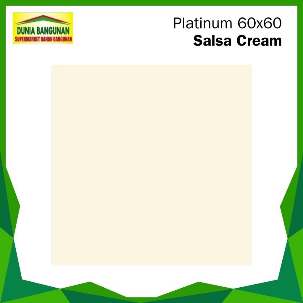 Keramik Lantai Cream Polos Platinum 60x60 Salsa Cream Keramik Glossy Cream Polos