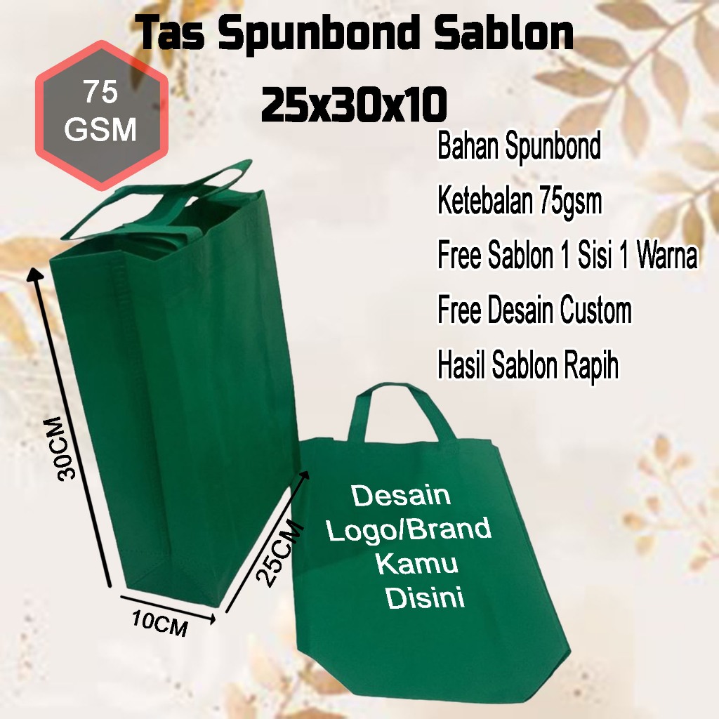 Tas spunbound 25x35x10 | Tas spunboud box HBPA 25x30x10 | goodie bag Box