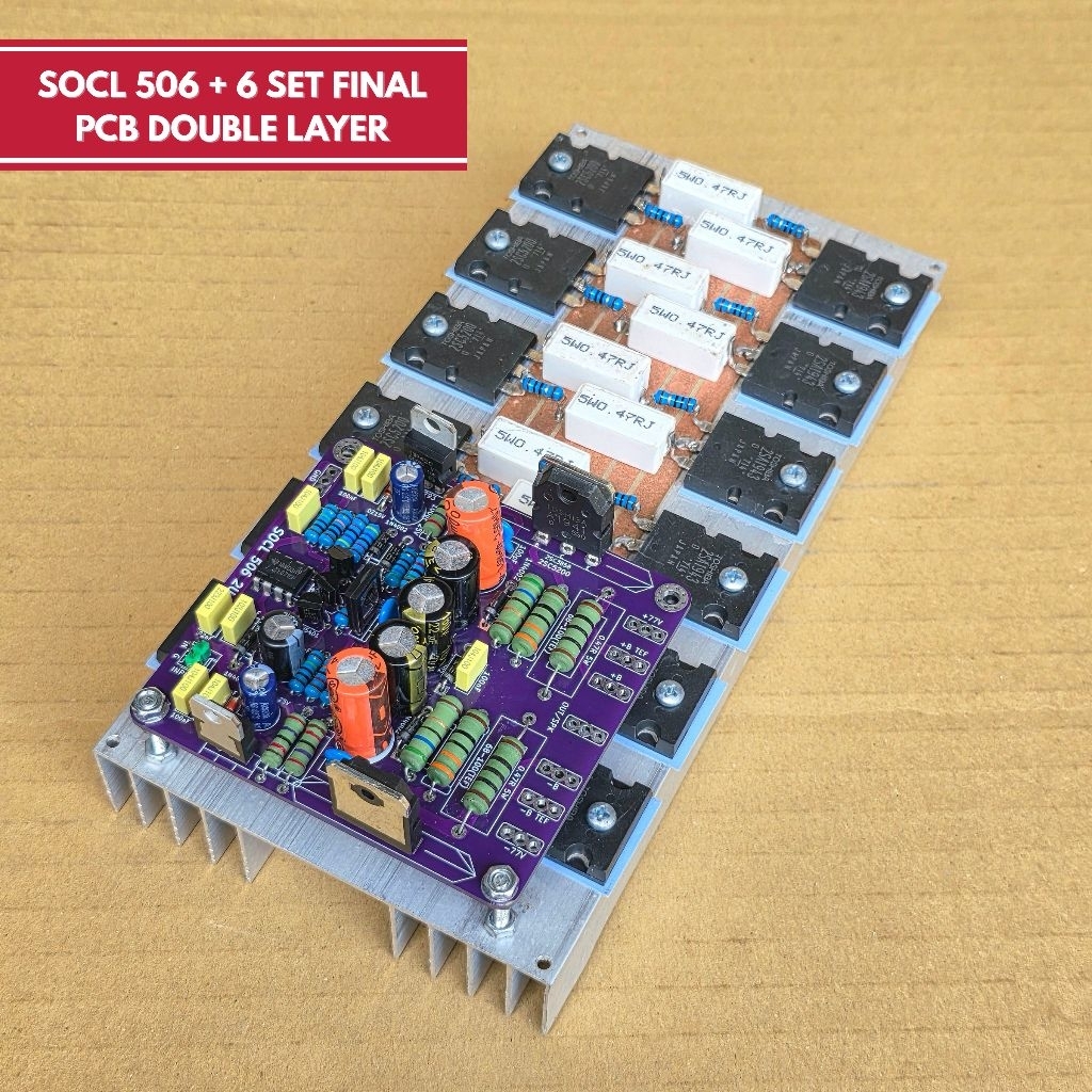 Socl 506 Plus Final PCB DOUBLE LAYER siap pakai