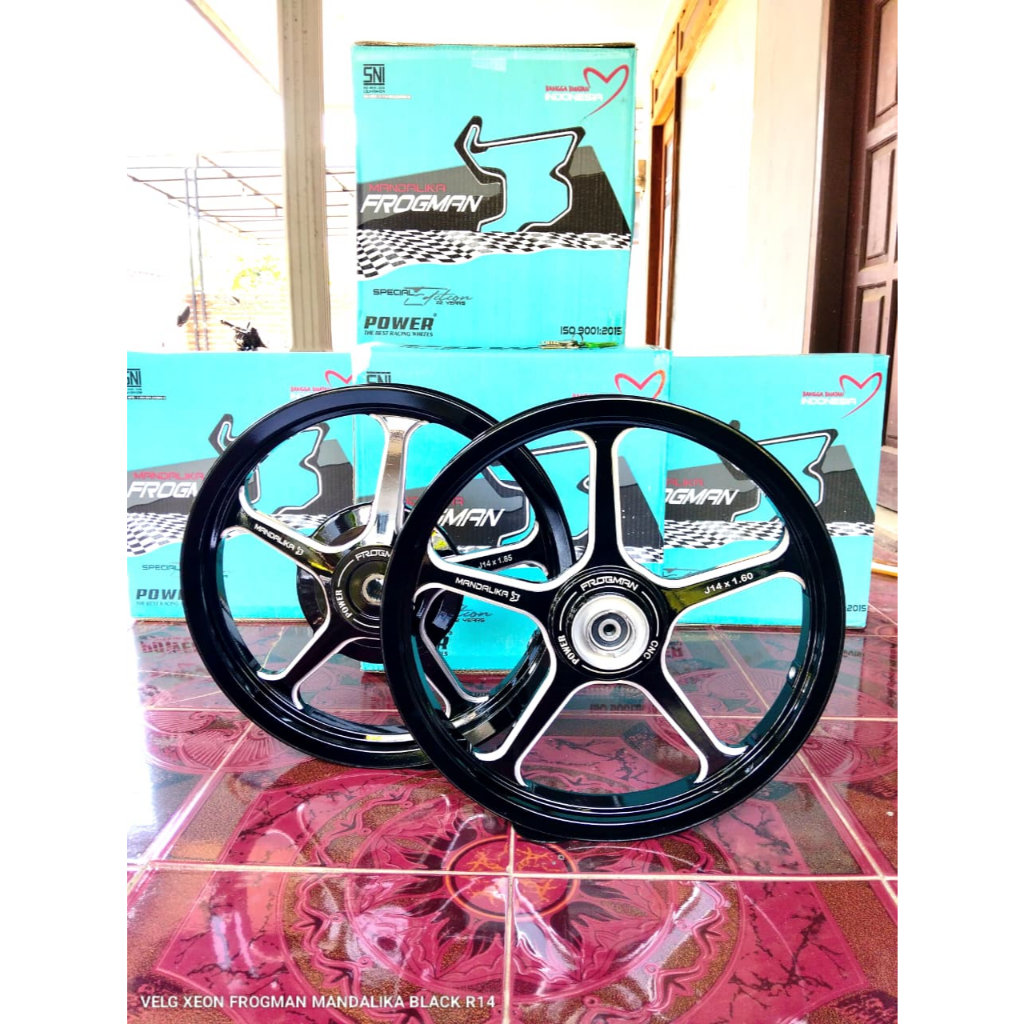 Velg Veleg Racing Palang 5 Variasi Motor Yamaha Xeon Merk Mandalika Type Frogma Ring 14x160/185 Mode