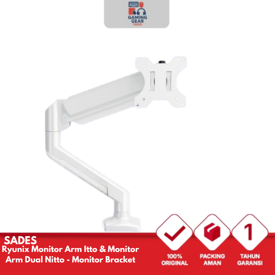 Sades Ryunix Monitor Arm Itto & Monitor Arm Dual Nitto - Monitor Bracket