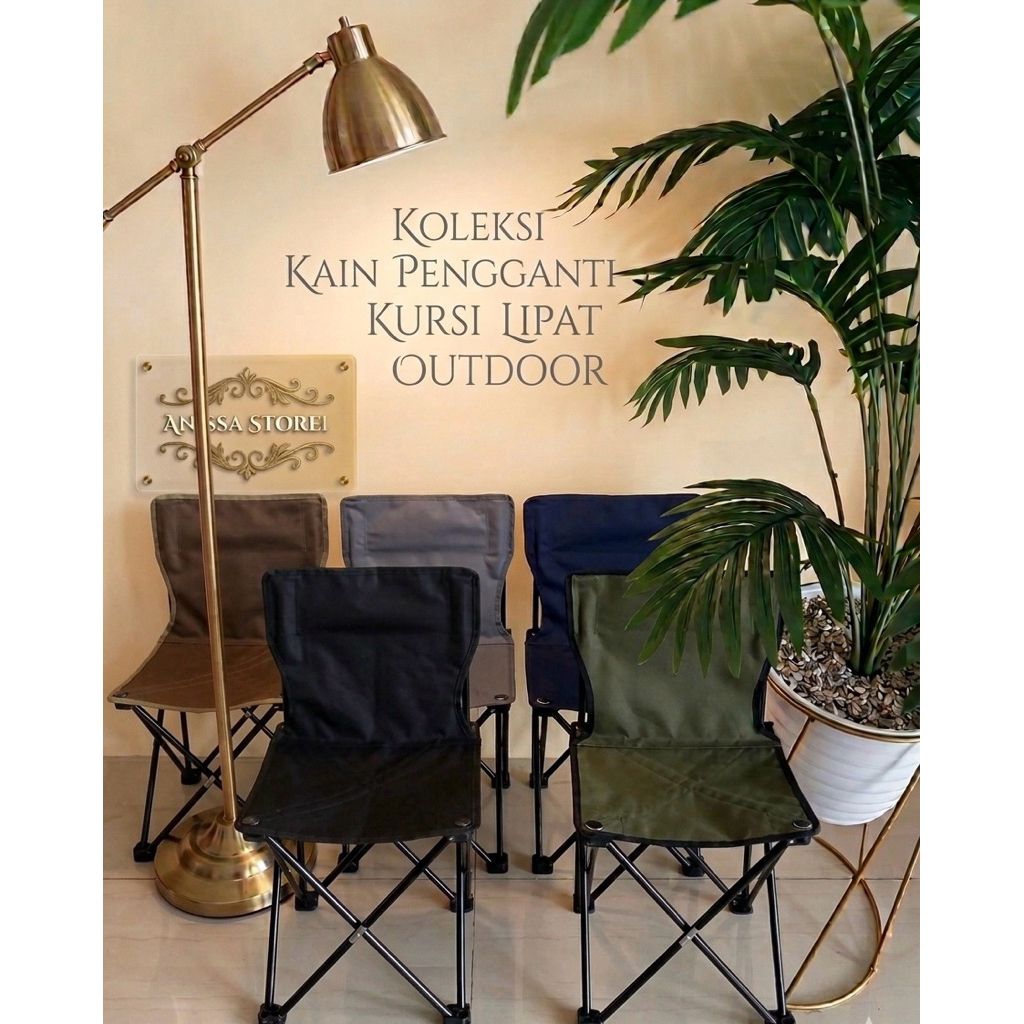 KAIN KURSI LIPAT KAIN PENGGANTI KURSI LIPAT AOUTDOR KAIN KURSI CAMPING