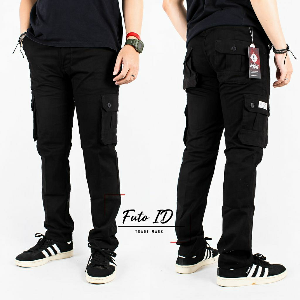 Celana Cargo Panjang Pria Slimfit – Casual Streetwear