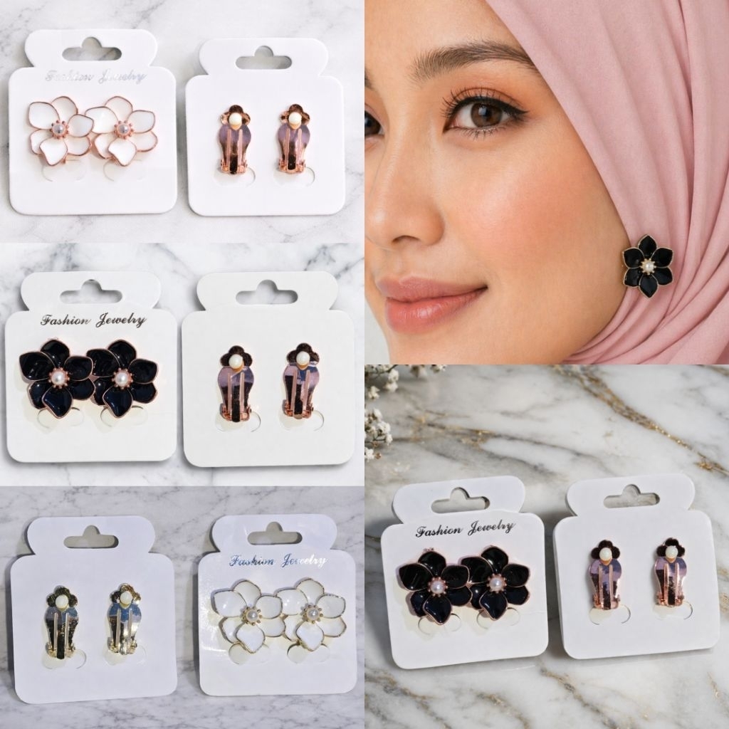 Anting Hijab/Anting Jepit/Giwang