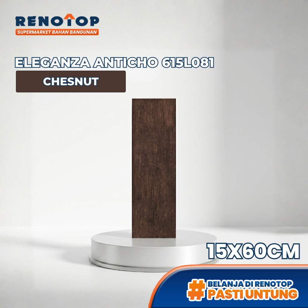 Renotop Eleganza Anticho 15x60 Granit Lantai Kayu Rustik Pilihan Warna