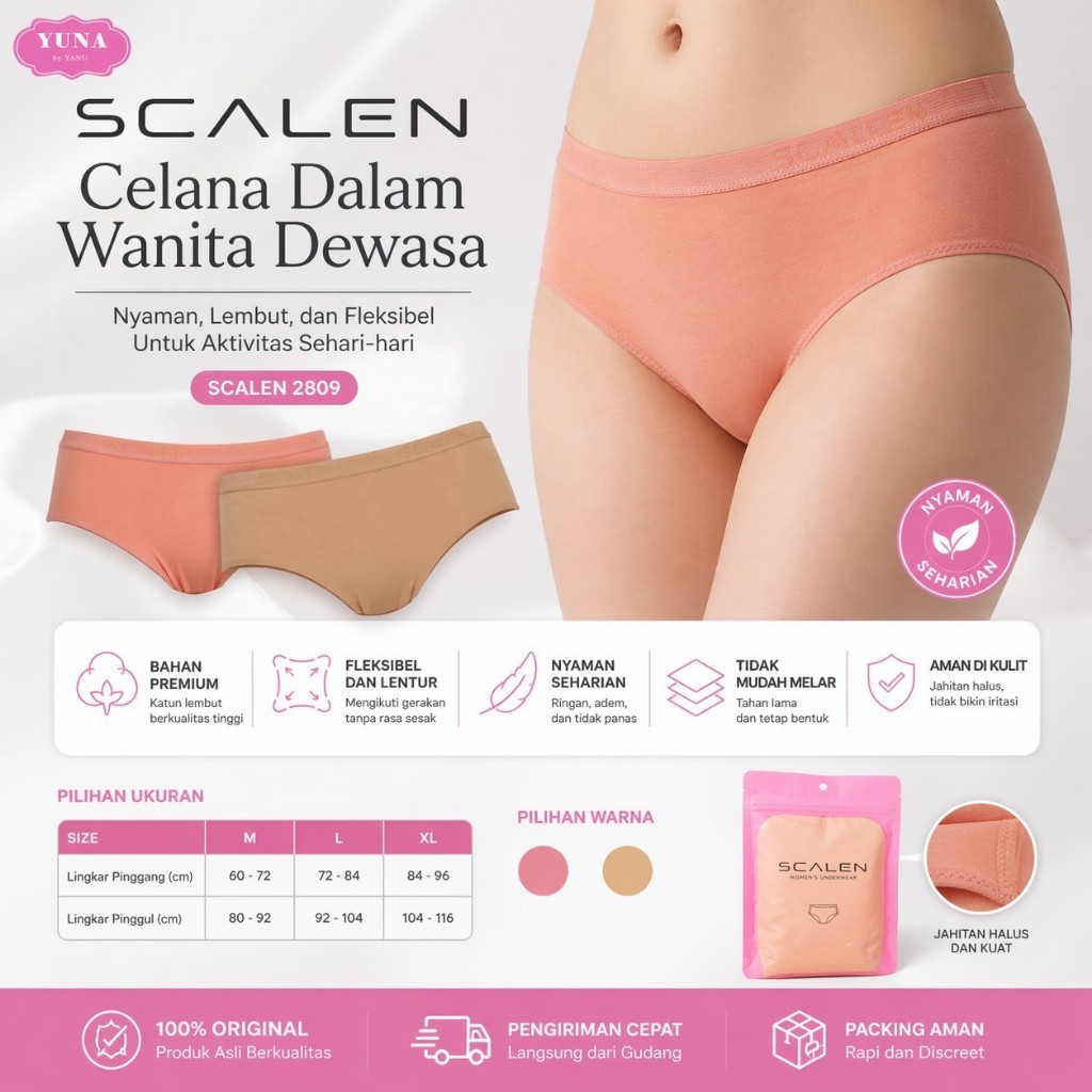 SCALEN | Size M - XL | Celana Dalam Wanita Dewasa SCALEN 2809