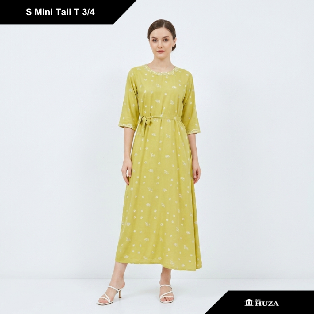 Batik Huza Daster Dewasa Batik Sedress Mini Tali T 3/4