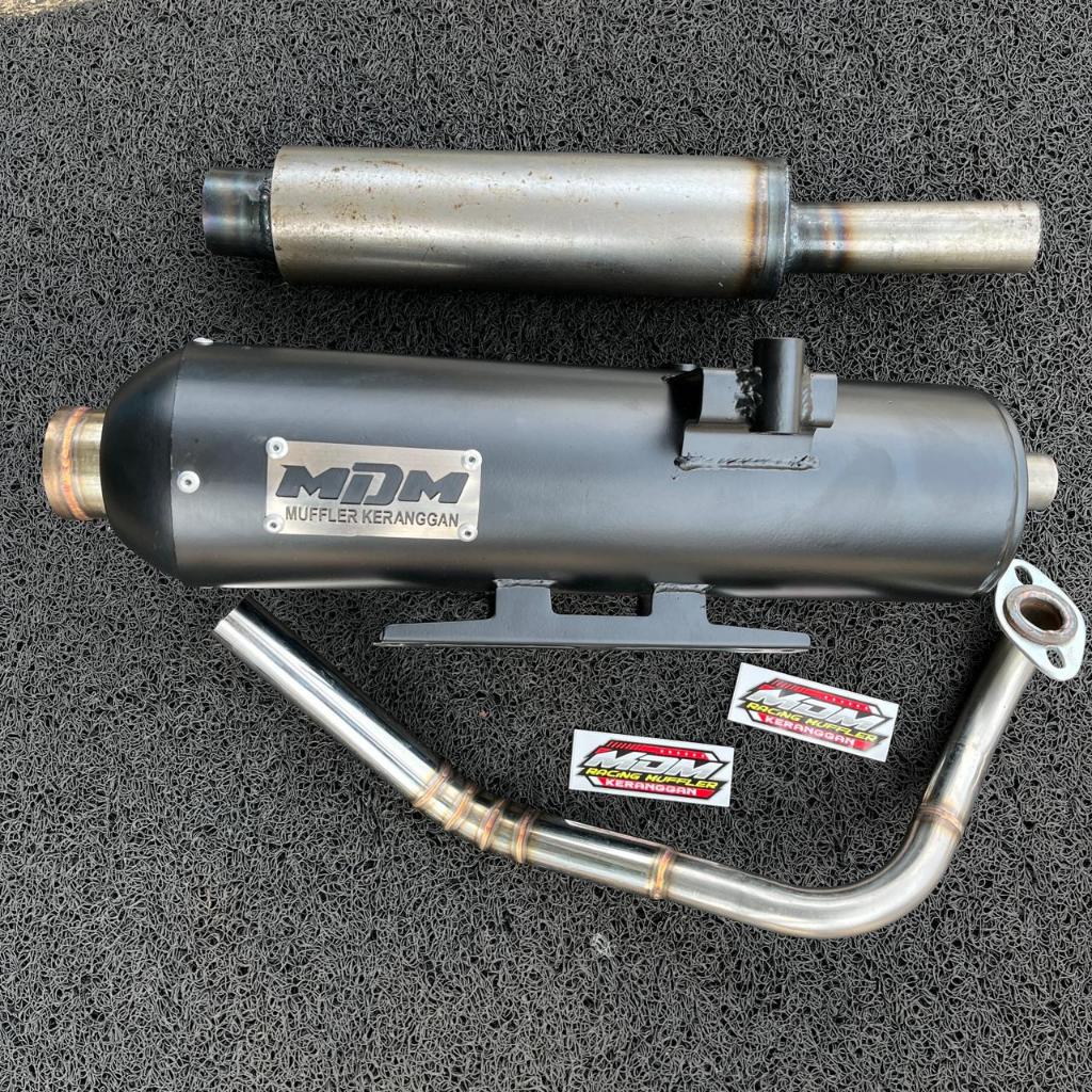 KNALPOT KONDOMAN MDM VARIO 125/150 OLD/NEW OUT38 EMBLEM STENLIS