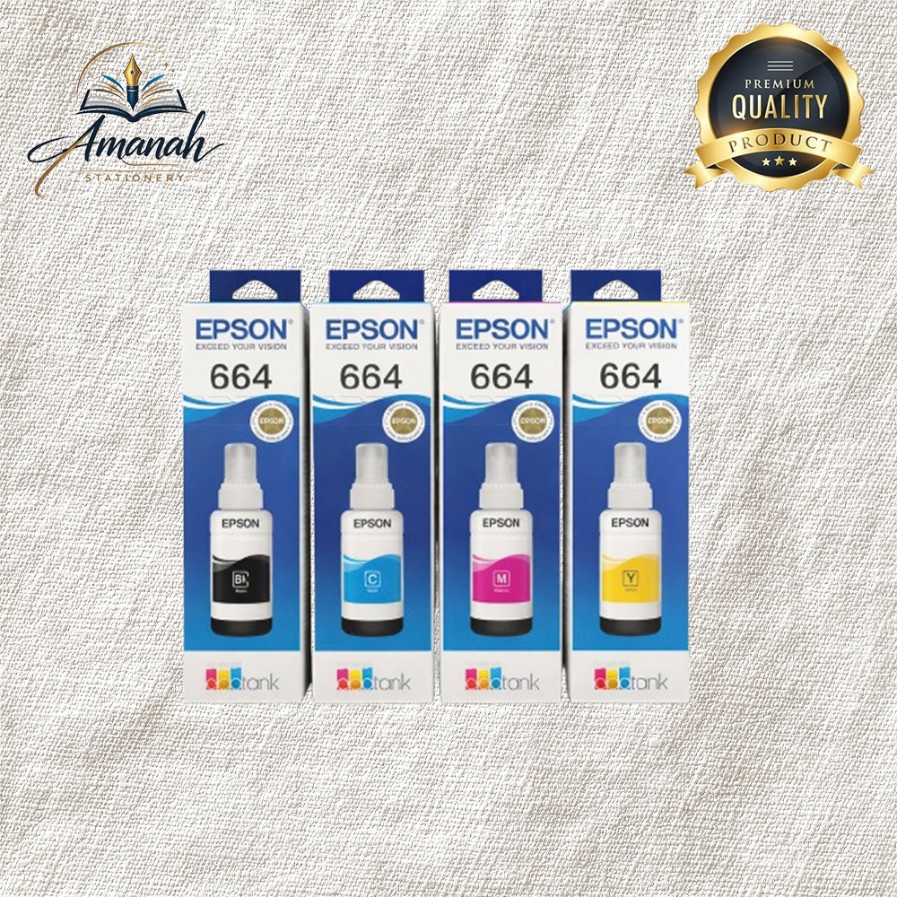 1 SET TINTA  EPSON 664
