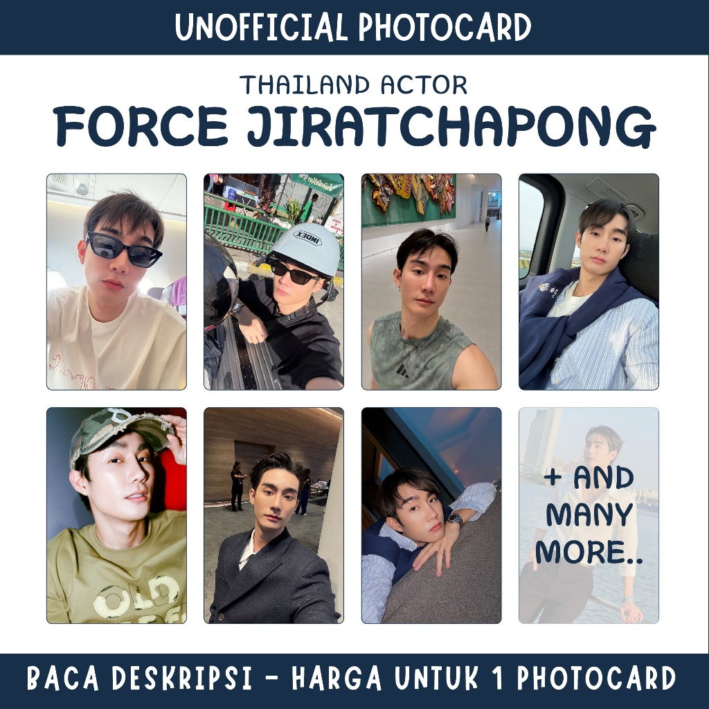 PHOTOCARD SELCA THAILAND ACTOR - FORCE JIRATCHAPONG
