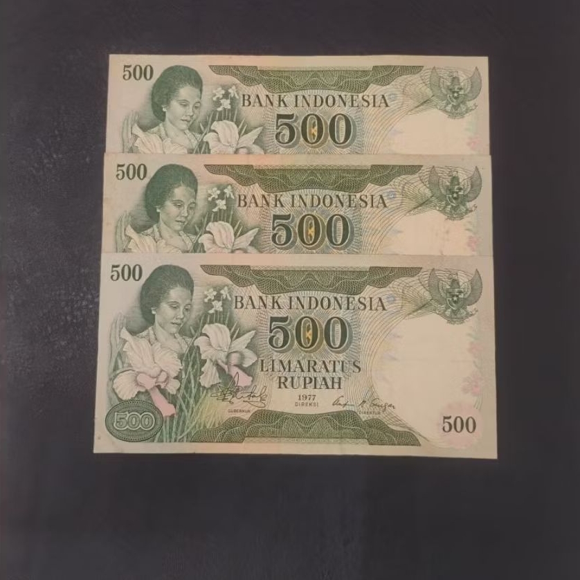 Uang kuno 500 Rupiah tahun 1977