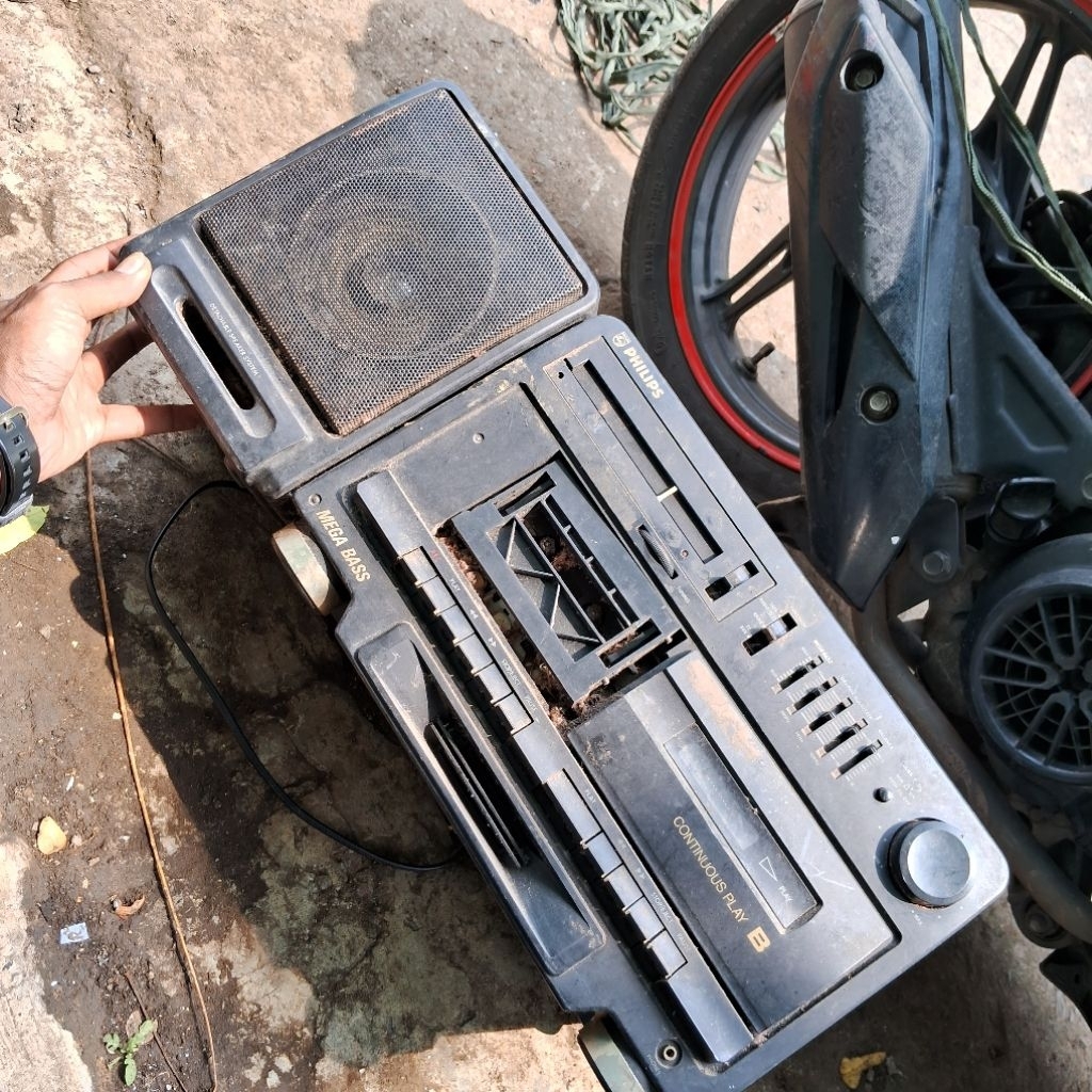 radio tape compo rusak