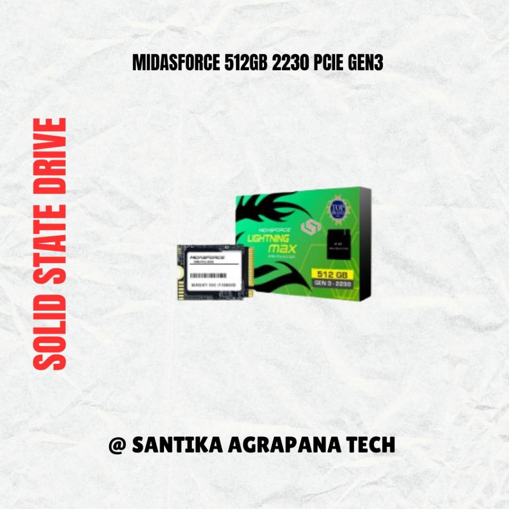 Ssd M.2 NVMe Midasforce 512gb 2230 PCIe Gen3 - Nvme 2230 512gb