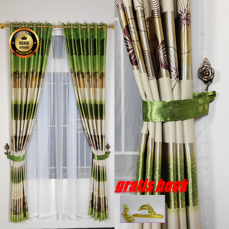 GORDEN JENDELA KAMAR MEWAH BAHAN KAIN BLACKOUT