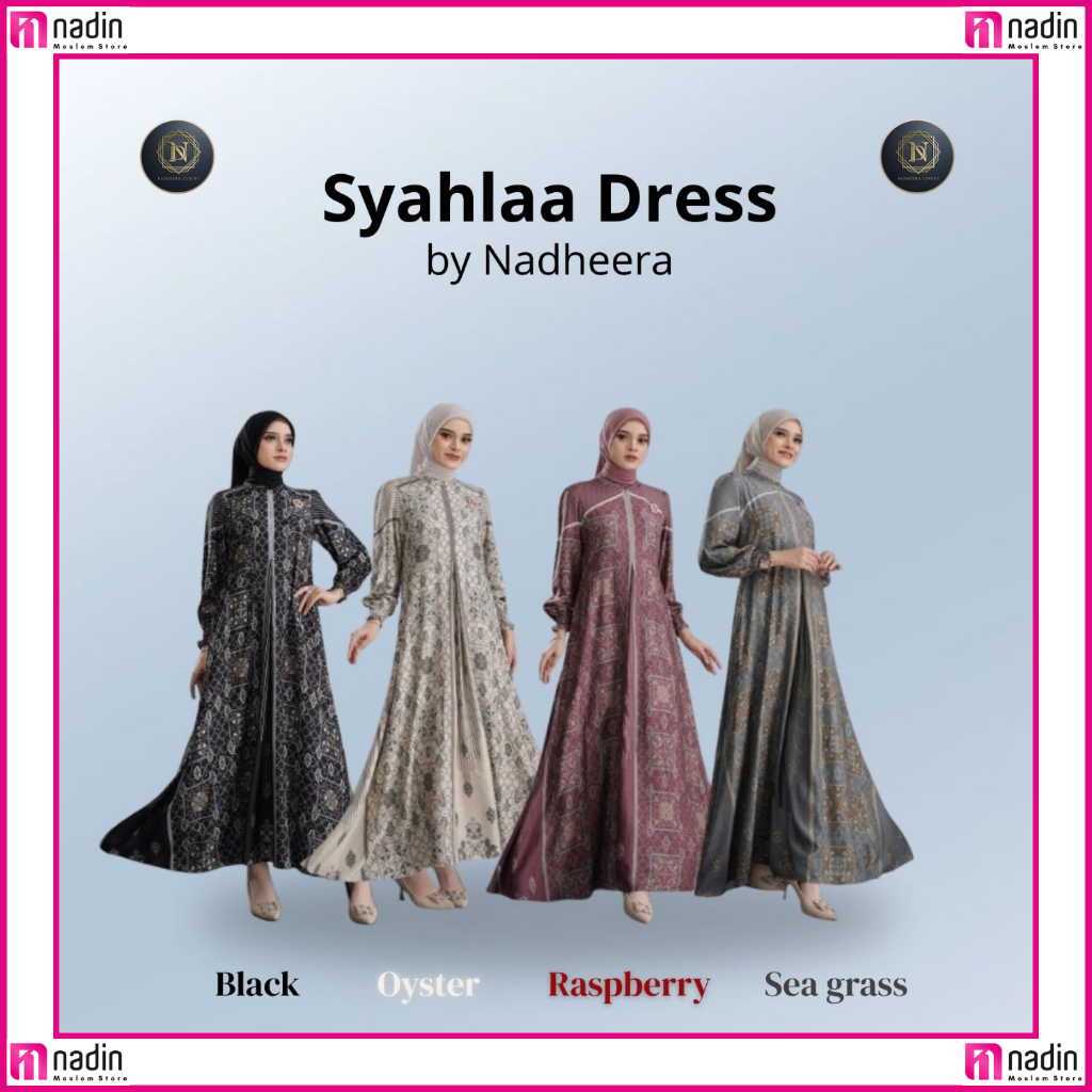 Gamis Mewah Syahlaa Dress dan midi Brukat Mewah, Model Mayung by nadheera luxury