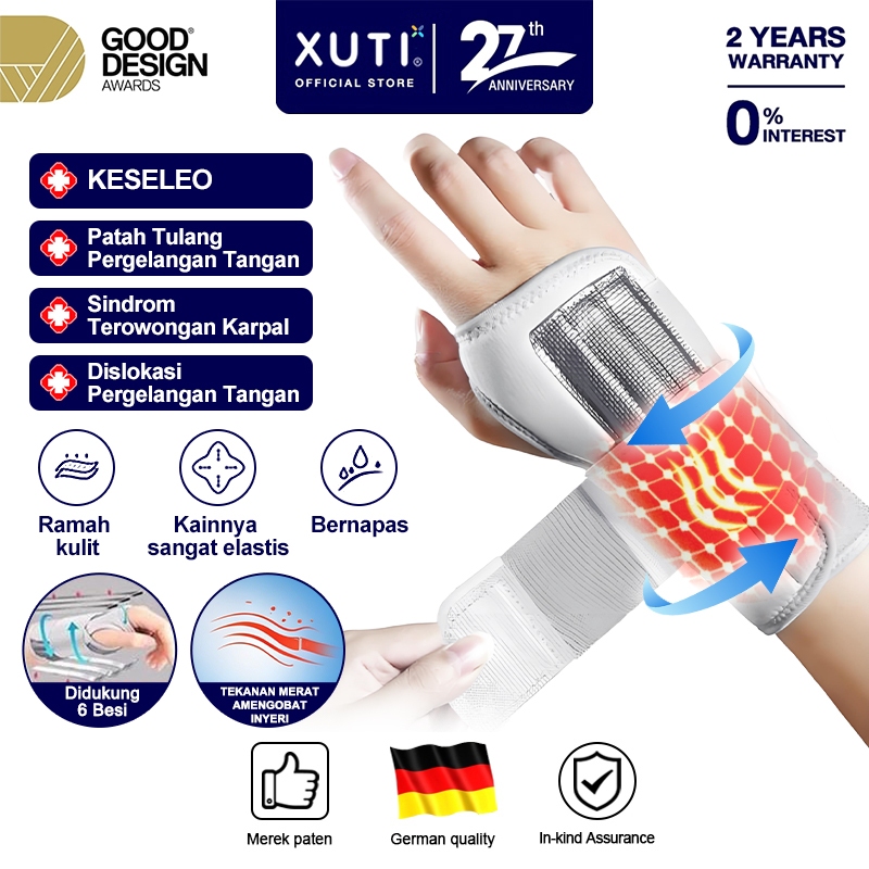 Brace Magnetik Rehab Tangan / Support Pergelangan Tangan & Telapak Tangan Alat Penyangga Pergelangan