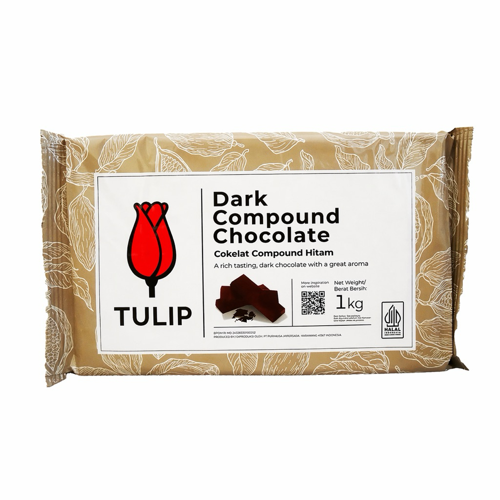 Tulip DARK COMPOUND COKLAT 1 KG